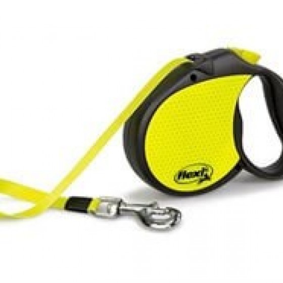 Flexi Neon Otomatik Şerit Tasma Small 5 Mt 15 kg