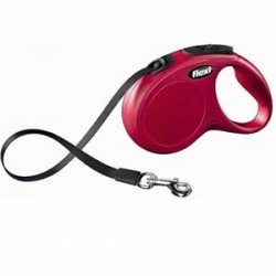 Flexi New Classic XS 3 Mt Şerit Kırmızı Flexi New Classic XS 3 Mt Şerit Kırmızı