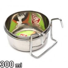 Flip Askılı Metal Kuş Yemliği 300 Ml, 10 oz