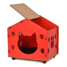 Flip Pet Ahşap Kedi Yuvası