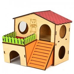 Flip Pet İki Katlı Hamster Evi Flip Pet İki Katlı Hamster Evi