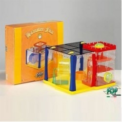 Fop Hamster Fun Plastik Hamster Oyun Kafesi 34x34x25 Cm Fop Hamster Fun Plastik Hamster Oyun Kafesi 34x34x25 Cm