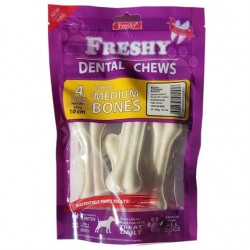 Freshy Beyaz Dental 10 Cm Kemik 4 Adet Freshy Beyaz Dental 10 Cm Kemik 4 Adet