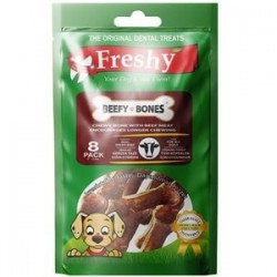 Freshy Biftek Kaplı Pres Kemik 5 cm 8 Adet