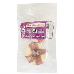 Freshy Duck Wrap Donuts Ördek Etli Deri Simit 100 gr 2 Adet 9 Cm
