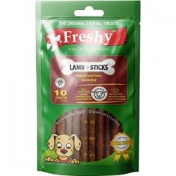 Freshy Lamb Sticks Tahılsız Kuzulu Çubuk Köpek Ödülü 100 gr 10 Adet