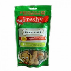 Freshy Milky Bones Kalsiyum Kemikleri 6 Adet Orta Boy Freshy Milky Bones Kalsiyum Kemikleri 6 Adet Orta Boy