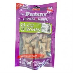 Freshy Dental Chews Naturel Kemik Köpek Ödülü 5 Cm 25 Adet Freshy Dental Chews Naturel Kemik Köpek Ödülü 5 Cm 25 Adet