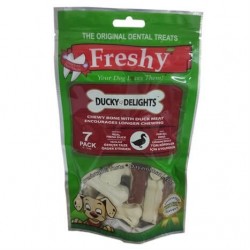 Freshy Ördek Kaplı Pres Kemikler 5 cm 7 Adet