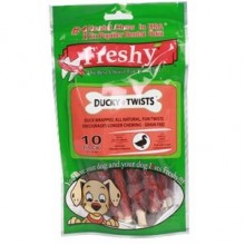 Freshy Ducky Twists Ördek Etli Burgu Çubuk Köpek Ödülü 90 gr 10 Adet