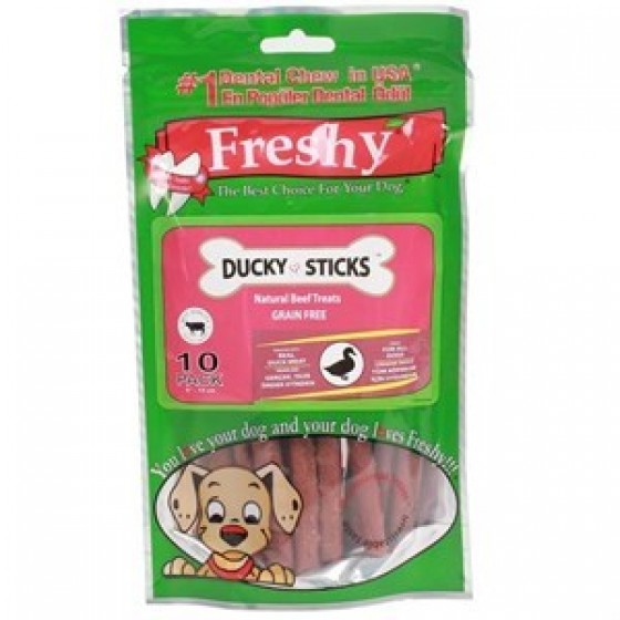 Freshy Ducky Sticks Ördekli Tahılsız Köpek Ödülü 100 gr 10 Adet