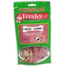 Freshy Ducky Stripes Ördekli Şerit Tahılsız Köpek Ödülü 80 gr 20 Adet