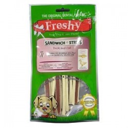 Freshy Sandwich Strips Ördekli ve Morina Balıklı Köpek Ödülü