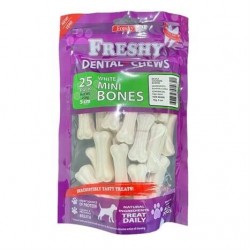 Freshy White Dental Bones 5 Cm 25 Li Paket Freshy White Dental Bones 5 Cm 25 Li Paket