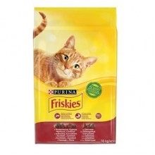 Friskies Etli Tavuklu Ve Sebzeli Yetişkin Kedi Maması 10 Kg