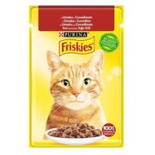Friskies Steril Cat Beef Biftekli Yaş Mama 85 Gr