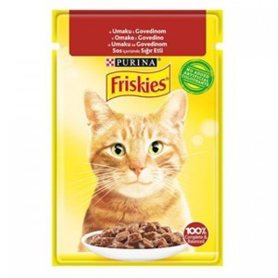 Friskies Steril Cat Beef Biftekli Yaş Mama 85 Gr