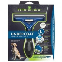 Furminator Kısa Tüylü Büyük Irk Köpek Tarağı LARGE Furminator Kısa Tüylü Büyük Irk Köpek Tarağı LARGE