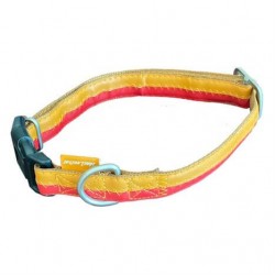Fuss Dog Deri Köpek Boyun Tasması 40-65 cm Sarı-Kırmızı Fuss Dog Deri Köpek Boyun Tasması 40-65 cm Sarı-Kırmızı