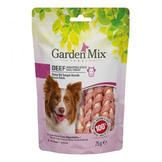 Garden Mix Dana Etli Burgu Kemik Köpek Ödülü 75 Gr