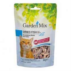 Garden Mix Kurutulmuş Balıklı Kedi Ödülü 60 Gr Garden Mix Kurutulmuş Balıklı Kedi Ödülü 60 Gr