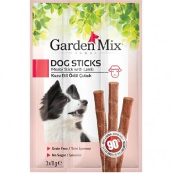 Garden Mix Kuzu Etli Stick Köpek Ödülü 3x11 gr Garden Mix Kuzu Etli Stick Köpek Ödülü 3x11 gr