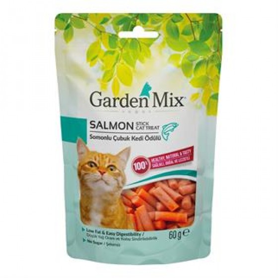 Garden Mix Somonlu Stıck Kedi Ödülü 60 Gr