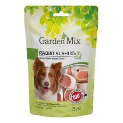 Garden Mix Tavşan Sushi Köpek Ödülü 75 Gr Garden Mix Tavşan Sushi Köpek Ödülü 75 Gr