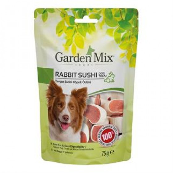 Garden Mix Tavşan Sushi Köpek Ödülü 75 Gr