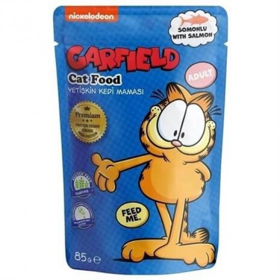 Garfield Tahılsız Somonlu Yetişkin Kedi Konservesi 85 gr