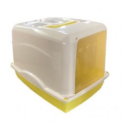 Georplast Kapalı Filtreli Kedi Tuvaleti Sarı