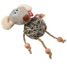 Gigwi Catnipli Fare Peluş Ahşap Kedi Oyuncagı