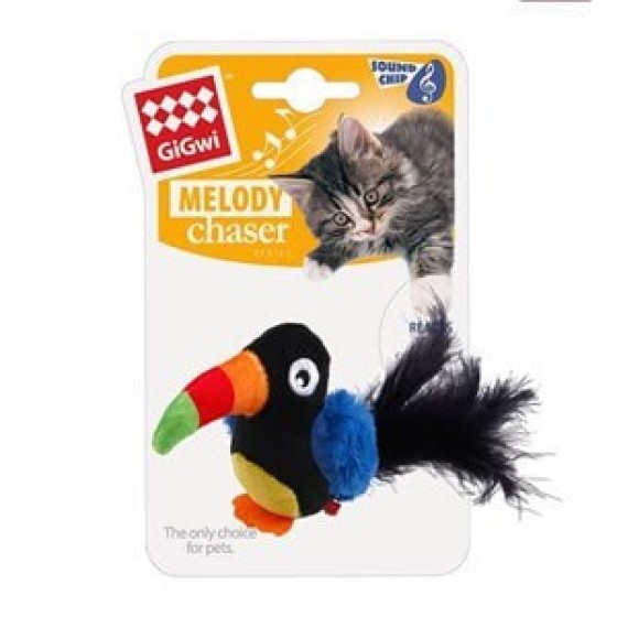 Gigwi Melody Chaser Peluş Toucan Sesli Kedi Oyuncağı