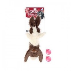 Gigwi Plush Friends Sesli Tavşan Peluş Köpek Oyuncağı M/L Gigwi Plush Friends Sesli Tavşan Peluş Köpek Oyuncağı M/L