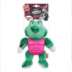Gigwi Sesli Süper Kahraman Timsah Peluş Oyuncak