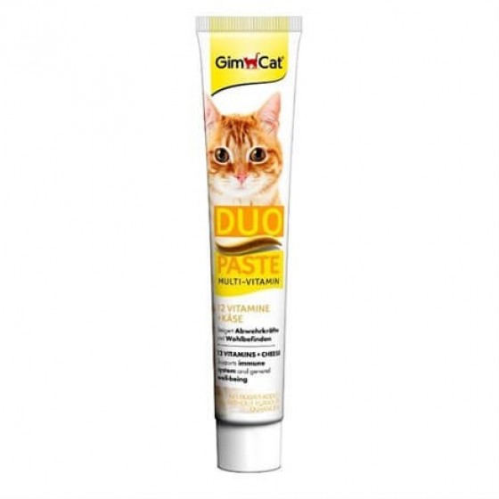 GimCat Duo Paste Peynirli 12 Vitaminli Kedi Macunu 50gr