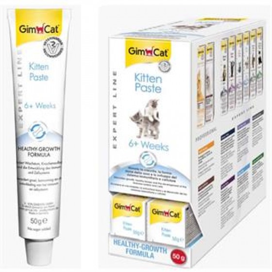 GimCat Kitten Paste Calsium - Yavru Kediler İçin Vitamin Macunu 50 Gr