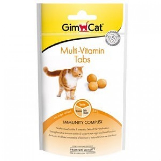 Gimcat Multivitamin Tabs Kedi Ödülü 40 gr