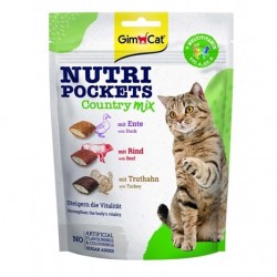 GimCat Nutripockets Country Mix Kedi Ödülü 150 Gr GimCat Nutripockets Country Mix Kedi Ödülü 150 Gr