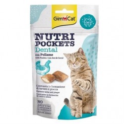 Gimcat Nutripockets Dental Tavuklu Kedi Ödülü 60gr Gimcat Nutripockets Dental Tavuklu Kedi Ödülü 60gr