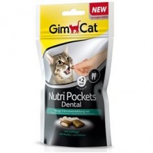 Gimcat Nutripockets Dental Tavuklu Kedi Ödülü 60gr