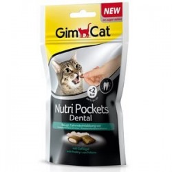 Gimcat Nutripockets Dental Tavuklu Kedi Ödülü 60gr Gimcat Nutripockets Dental Tavuklu Kedi Ödülü 60gr