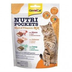 GimCat Nutripockets Malt Vitamin Mix Kedi Ödülü 150 Gr GimCat Nutripockets Malt Vitamin Mix Kedi Ödülü 150 Gr