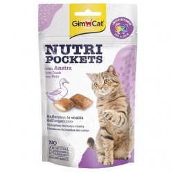 Gimcat Nutripockets Ördek & Multivitamin Kedi Ödülü 60Gr