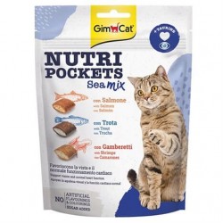 GimCat Nutripockets Sea Mix Taurinli Kedi Ödülü 150gr GimCat Nutripockets Sea Mix Taurinli Kedi Ödülü 150gr