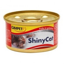 GimCat Shiny Cat Tavuklu Jöleli Öğünlük Kedi Konservesi 70 Gr