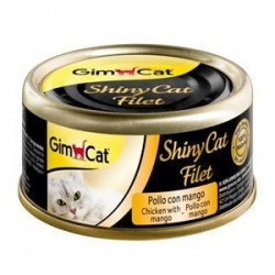 Shiny Cat Kıyılmış Tavuk Fletolu Mangolu Kedi Konservesi 70 Gr Shiny Cat Kıyılmış Tavuk Fletolu Mangolu Kedi Konservesi 70 Gr