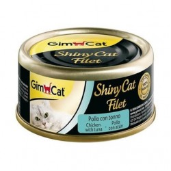 GimCat Shinycat Kıyılmış Tavuklu ve Ton Balıklı Kedi Konservesi 70gr GimCat Shinycat Kıyılmış Tavuklu ve Ton Balıklı Kedi Konservesi 70gr