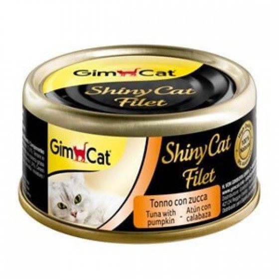 Gimcat Shinycat Kıyılmış Tuna Kabak Kedi Konservesi 70 Gr