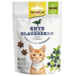 GimCat Snacks Soft Ördek ve Yaban Mersinli Kedi Ödülü 60gr GimCat Snacks Soft Ördek ve Yaban Mersinli Kedi Ödülü 60gr